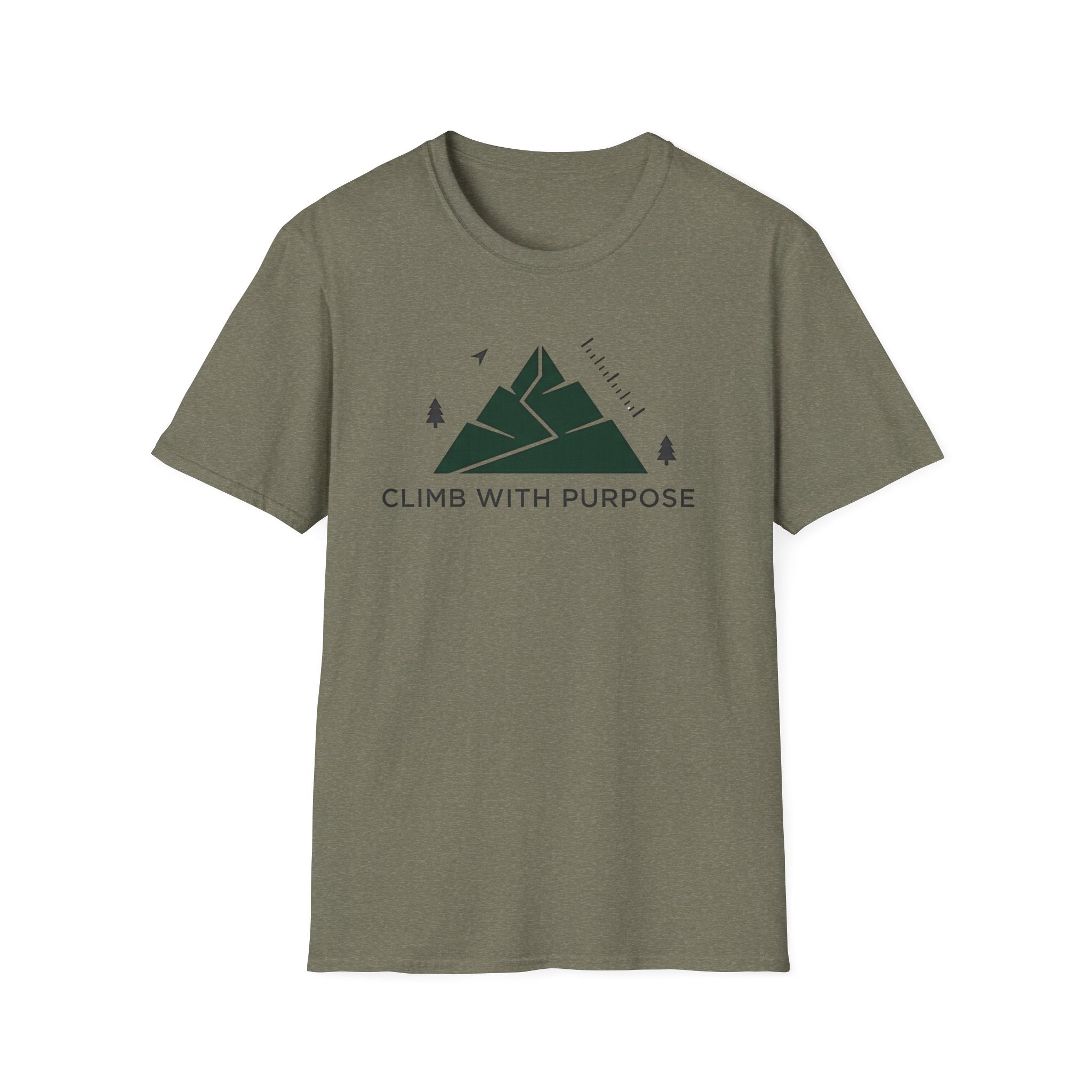 Climb With Purpose T-Shirt | Mountain Graphic Tee