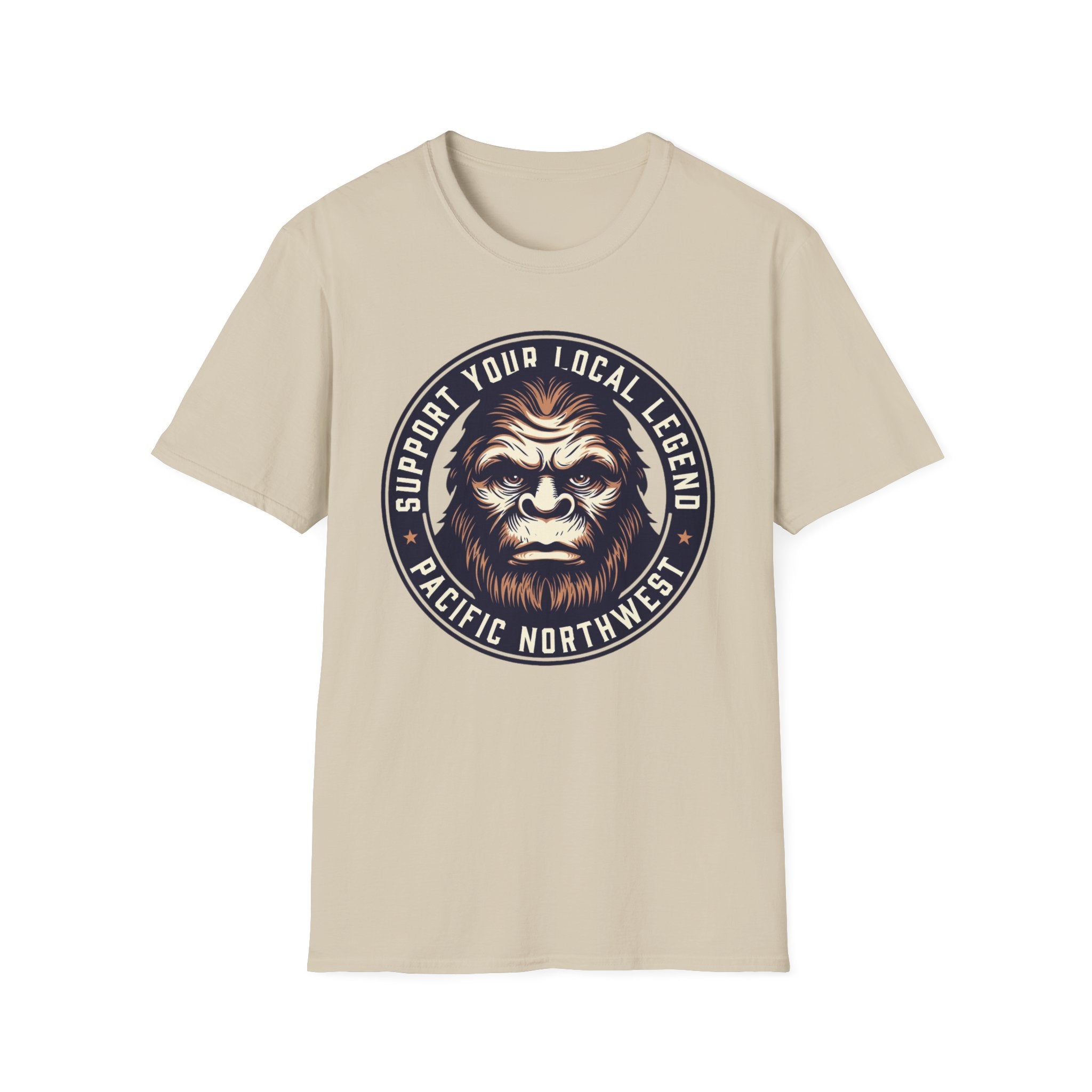 Support Your Local Legend Bigfoot T-Shirt | Pacific Northwest Sasquatch Tee