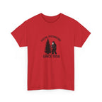 Bigfoot Social Distancing Since 1958 Tee | Sasquatch Forest Graphic Shirt