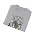 I Thought This Was a Short Hike T-Shirt | Hiking Backpacker Graphic Tee
