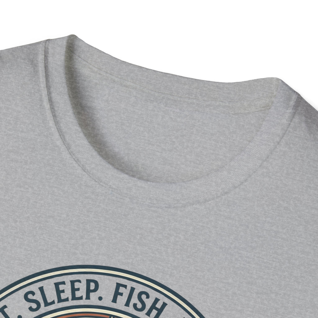 Eat Sleep Fish Repeat T-Shirt | Bass Fishing Graphic Tee