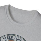 Eat Sleep Fish Repeat T-Shirt | Bass Fishing Graphic Tee