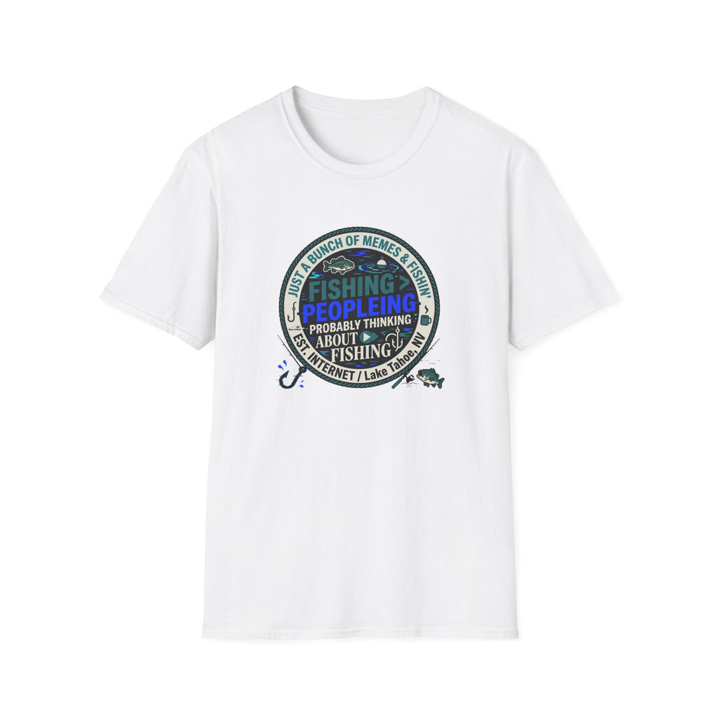 Fishing Peopleleing Probably Thinking About Fishing T-Shirt | Fishing Graphic Tee