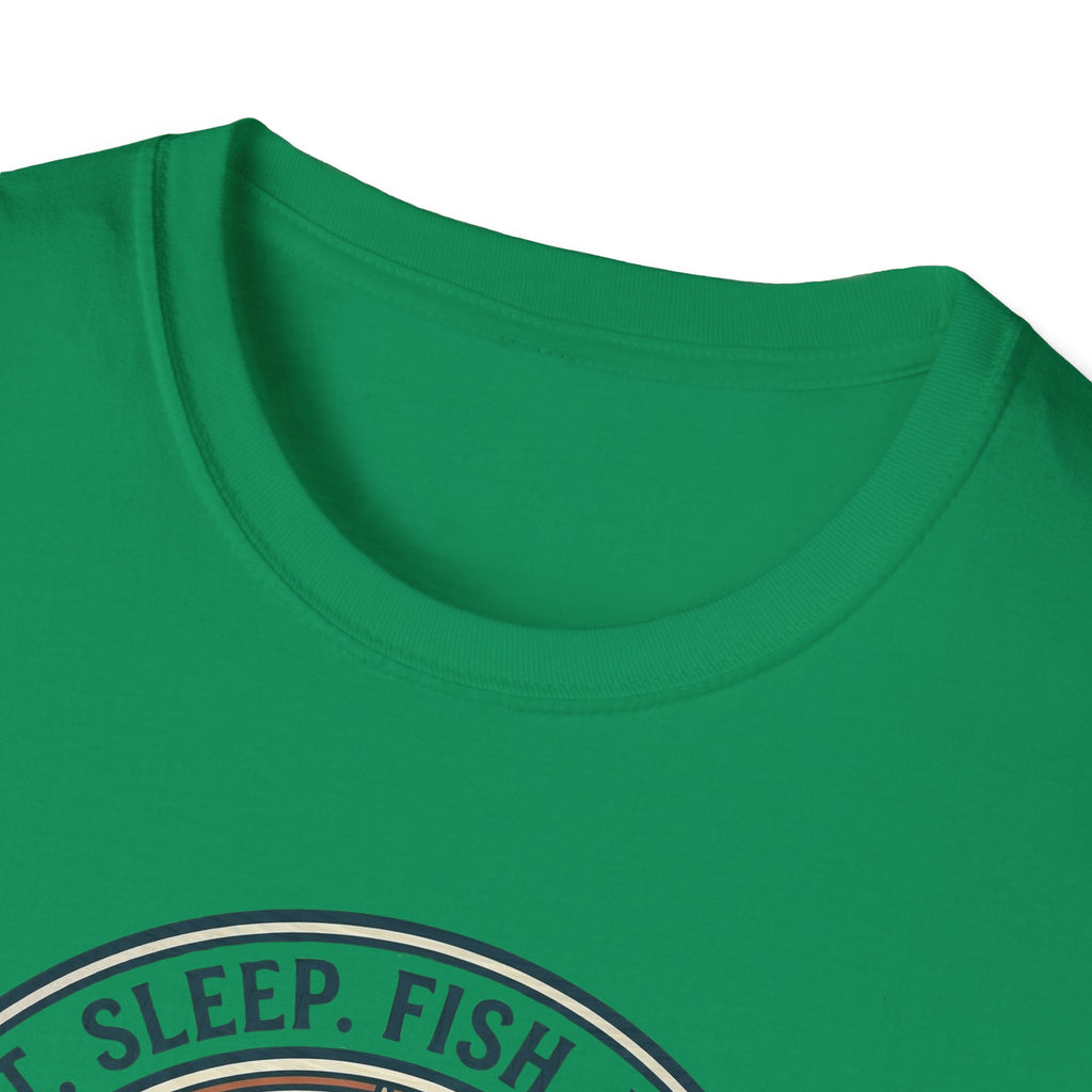 Eat Sleep Fish Repeat T-Shirt | Bass Fishing Graphic Tee