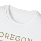 Oregon waterfall state map T-Shirt | River, Pines, Nature