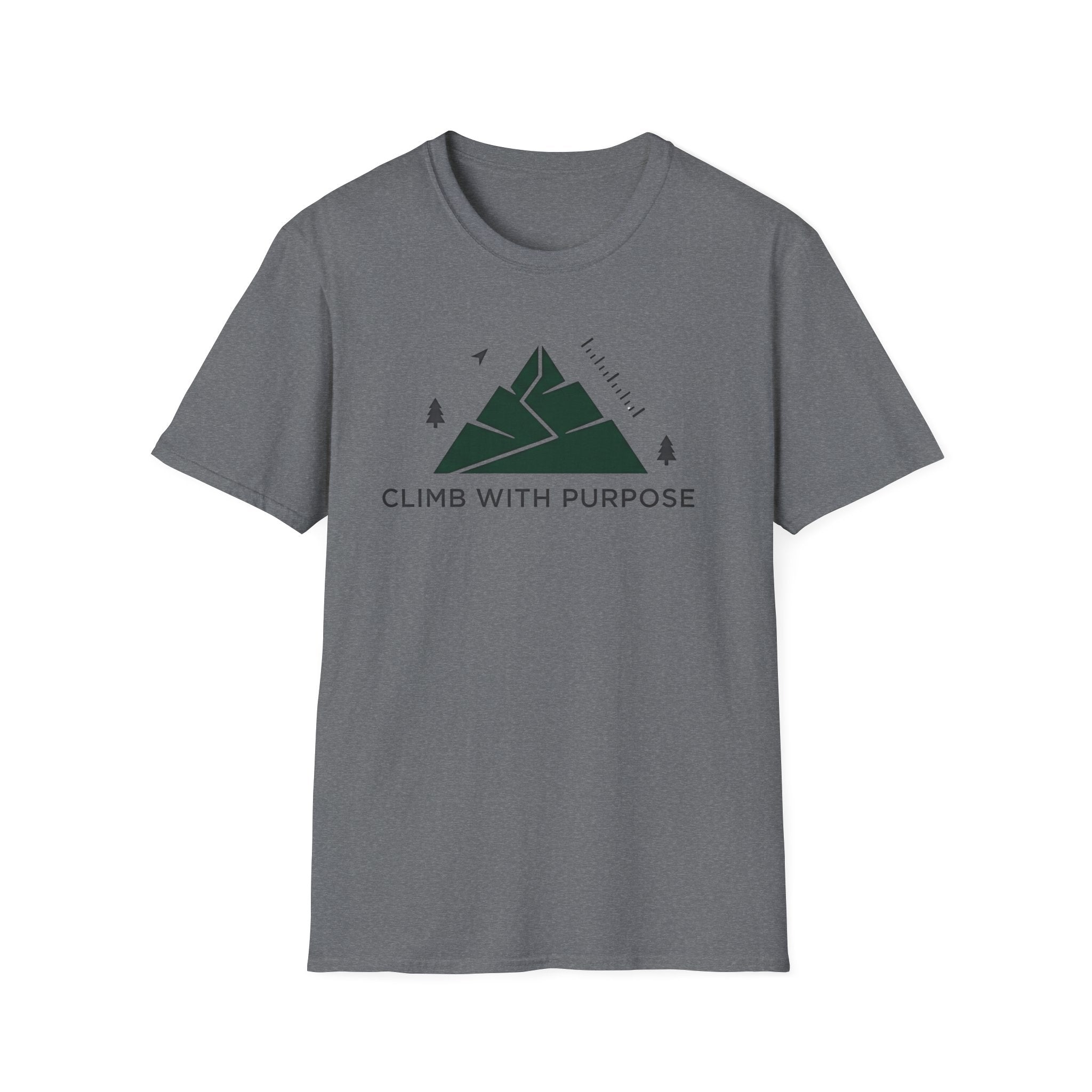 Climb With Purpose T-Shirt | Mountain Graphic Tee