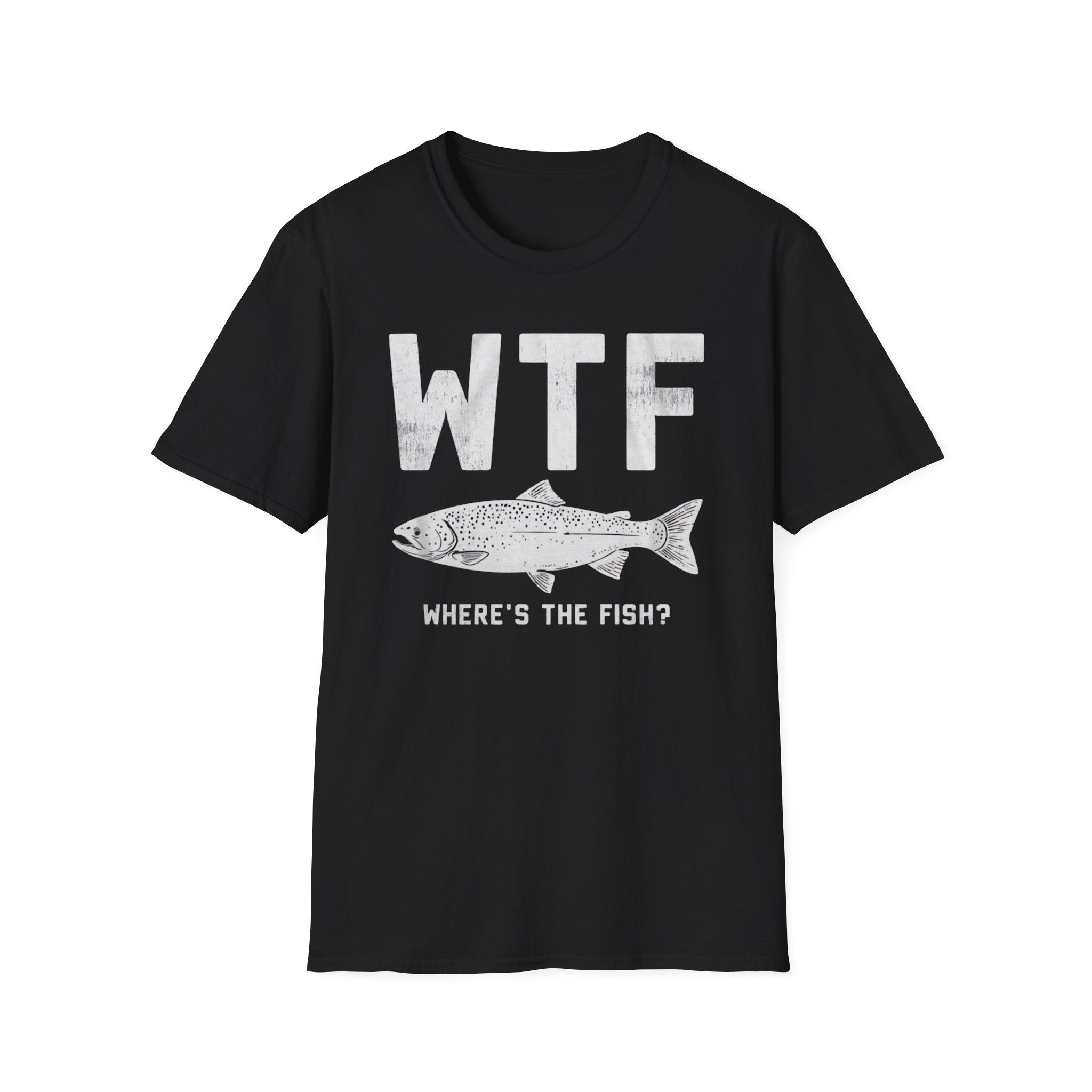 WTF Where's The Fish T-Shirt | Fishing Humor Tee
