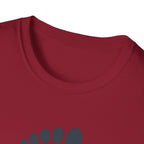 Leave No Trace footprint T-Shirt | Hiking mountain print