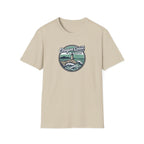 Oregon Coast Lighthouse Waves T-Shirt | Coastal Sunset Badge