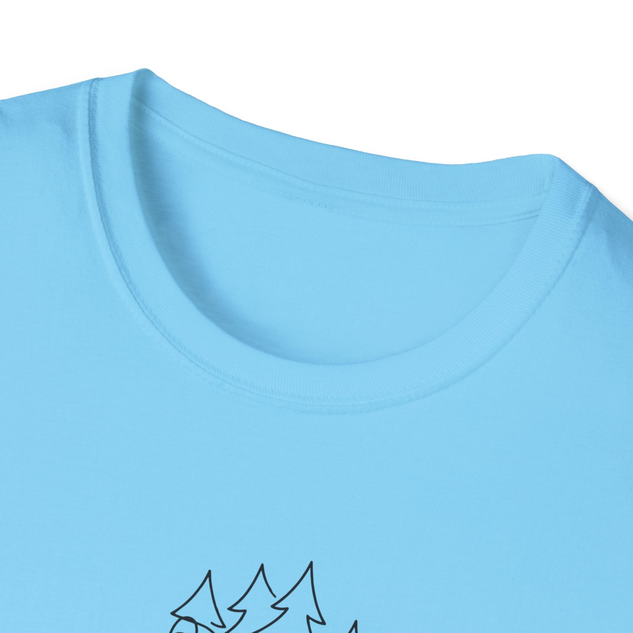Professional Camper T-Shirt | Minimal Line Art Camping Design