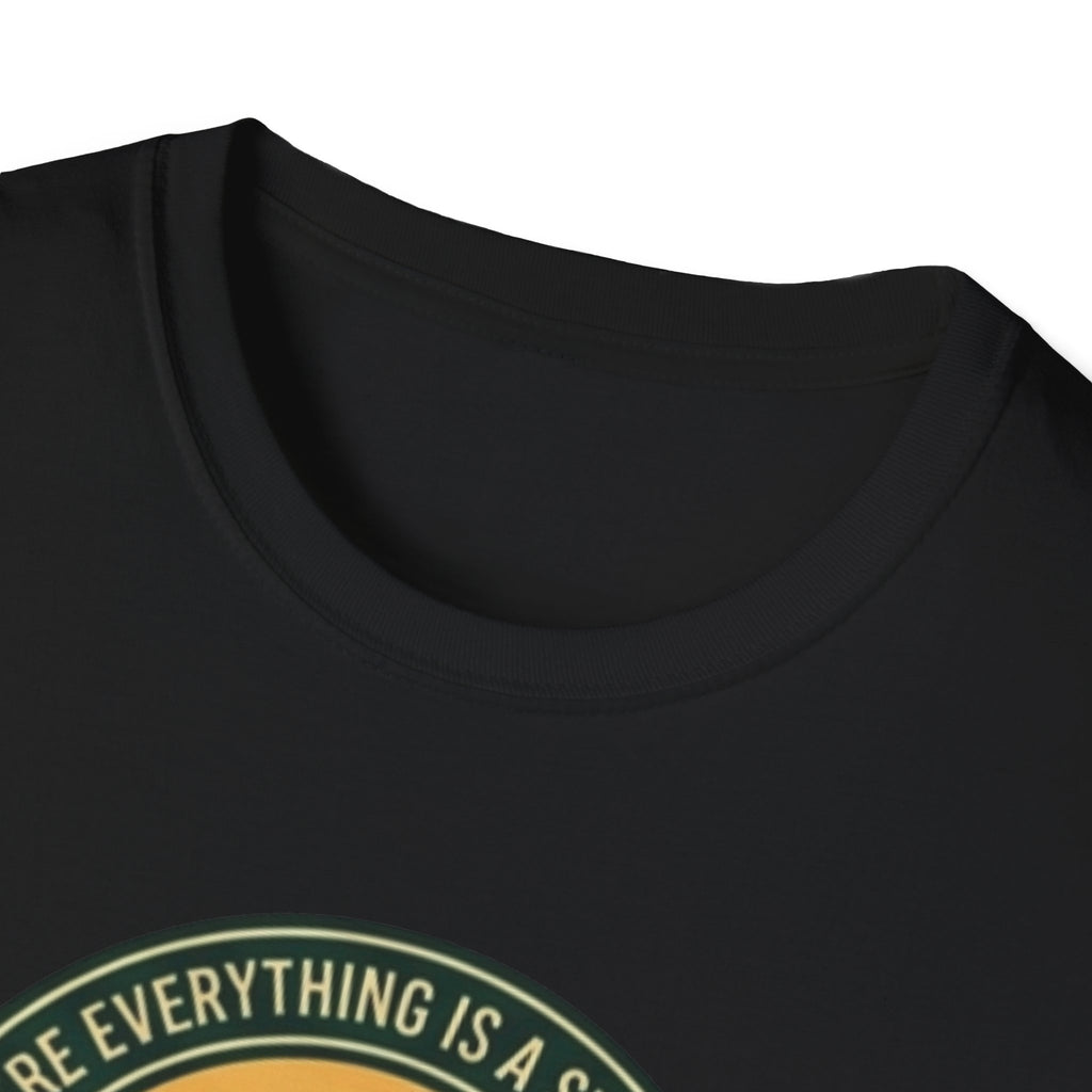 Camping Coffee Bear Chaos Unit T-Shirt | Campfire Woods Graphic