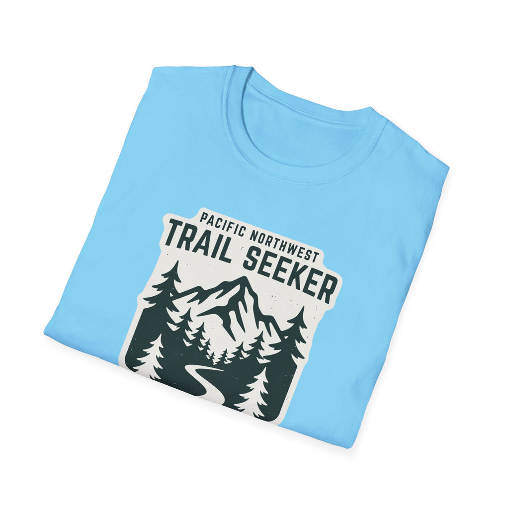 Trail Seeker Mountain Design T-Shirt | Pacific Northwest Hiking Shirt