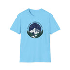 Follow The Quiet Trail Hiking T Shirt | Mountain Night Sky