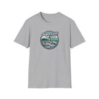 Oregon Coast Lighthouse Waves T-Shirt | Coastal Sunset Badge