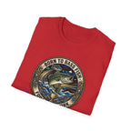 Born to Bass Fish graphic T-Shirt | Fishing Lure Illustration