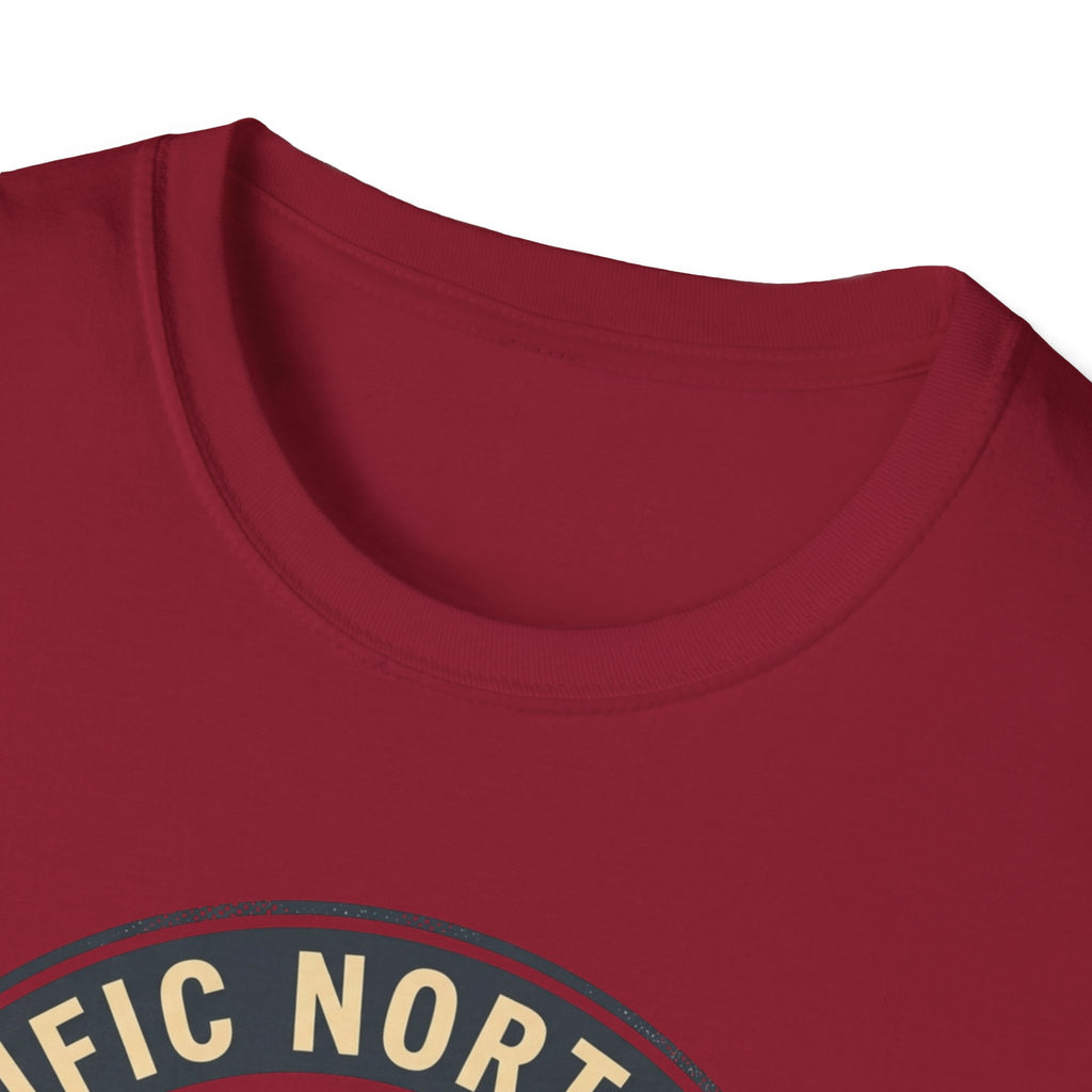 Pacific Northwest Mountain Pines T-Shirt | Upper Left USA graphic