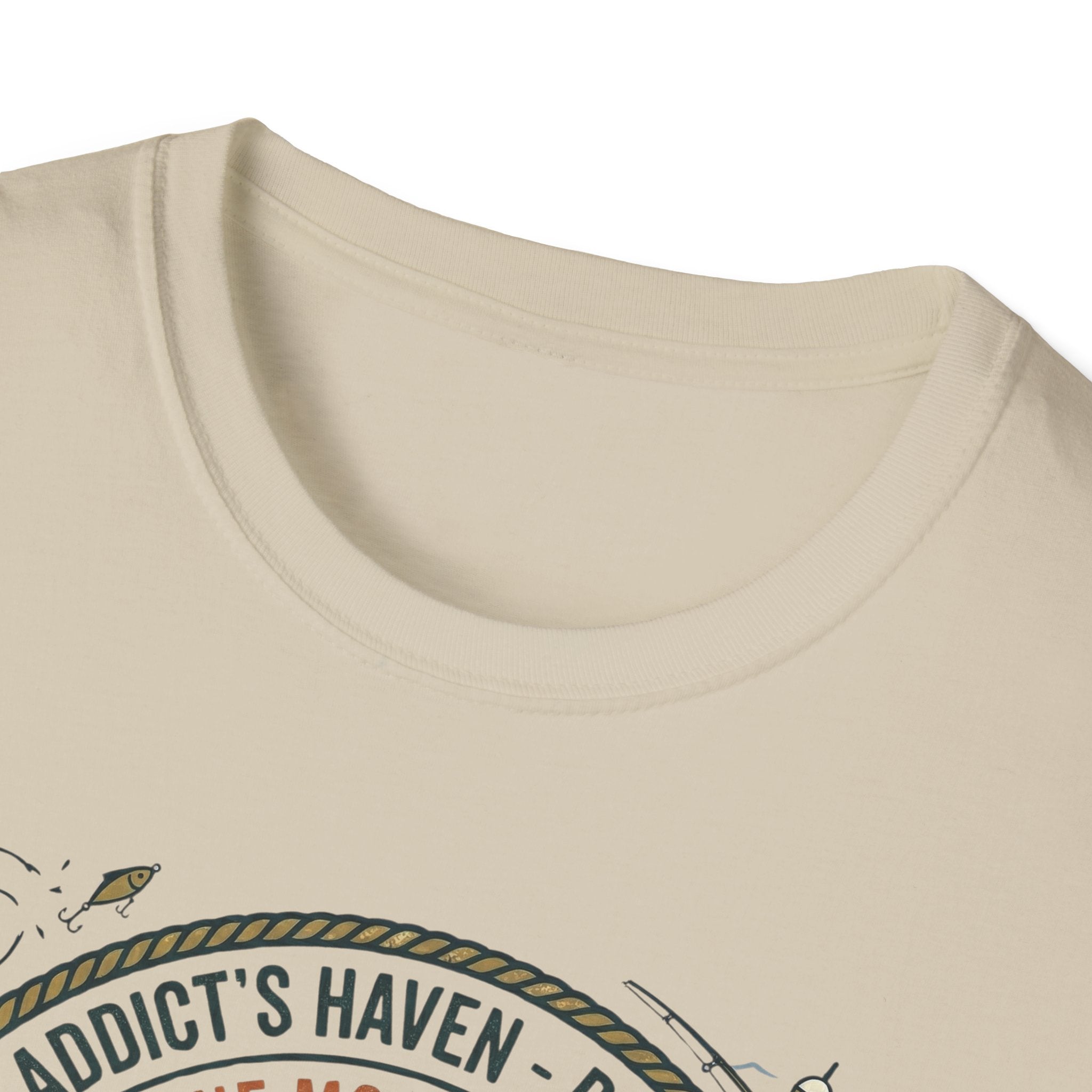 My Therapy Is Buying Tackle Fishing T-Shirt | Fishing Rod Reel Bait Angler Tee