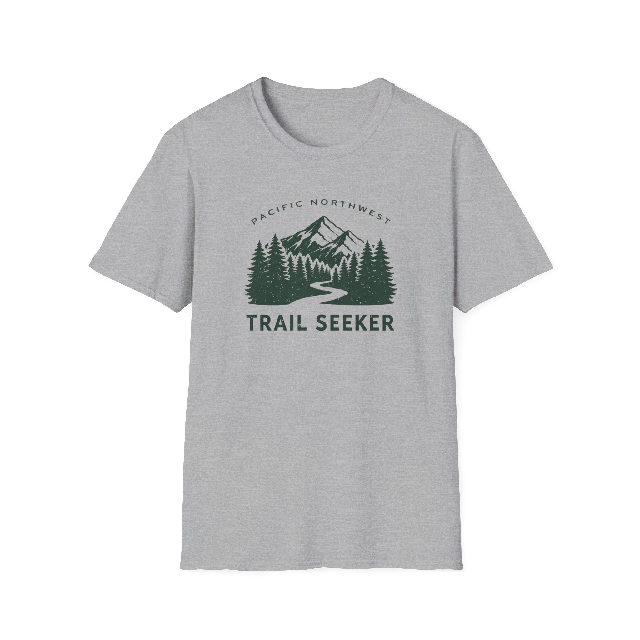 Trail Seeker Mountain Graphic T-Shirt | Pacific Northwest Hiking Tee