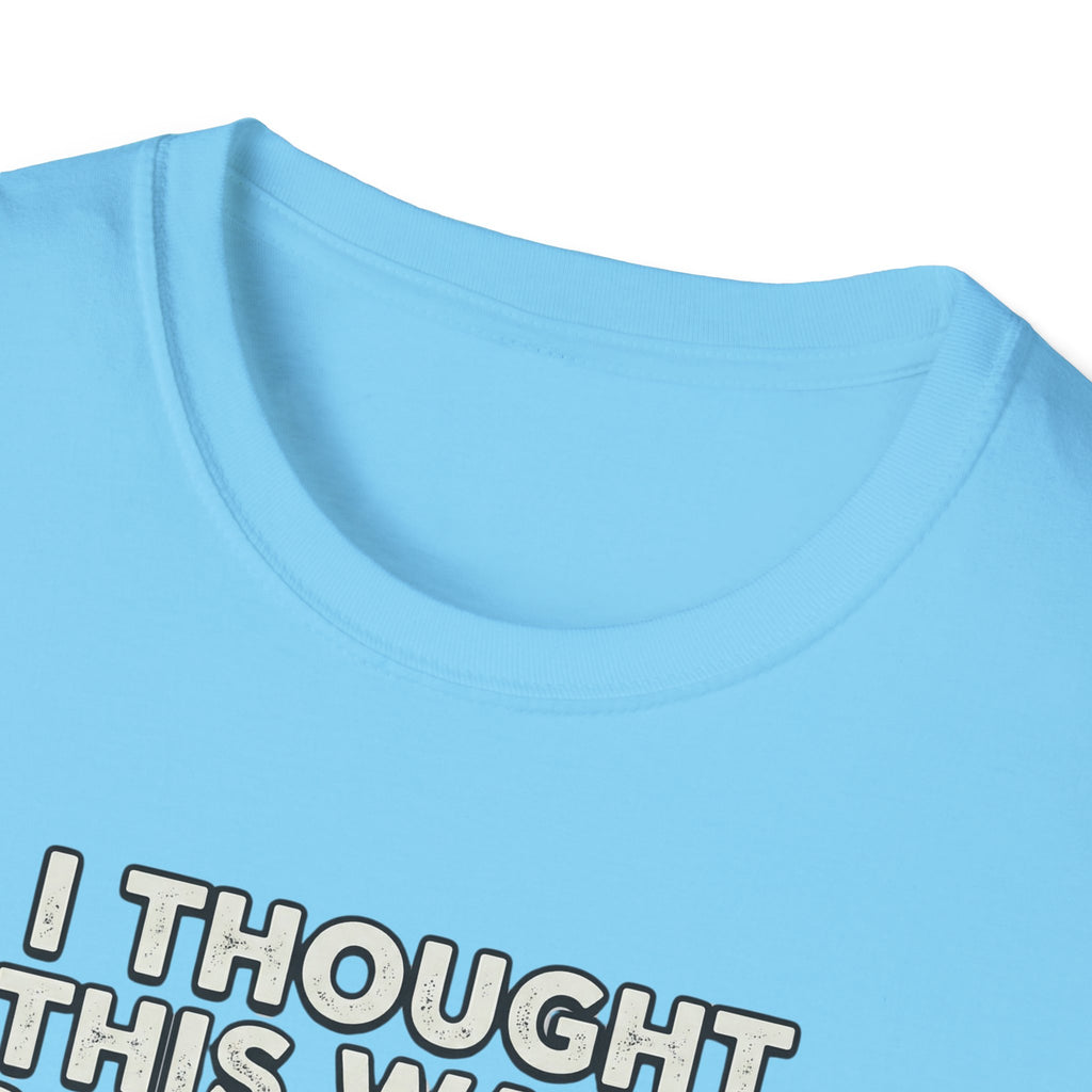 I Thought This Was a Short Hike T-Shirt | Hiking Backpacker Graphic Tee