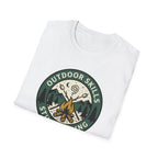 Outdoor Skills Still Pending T-Shirt | Camping Campfire Graphic Shirt