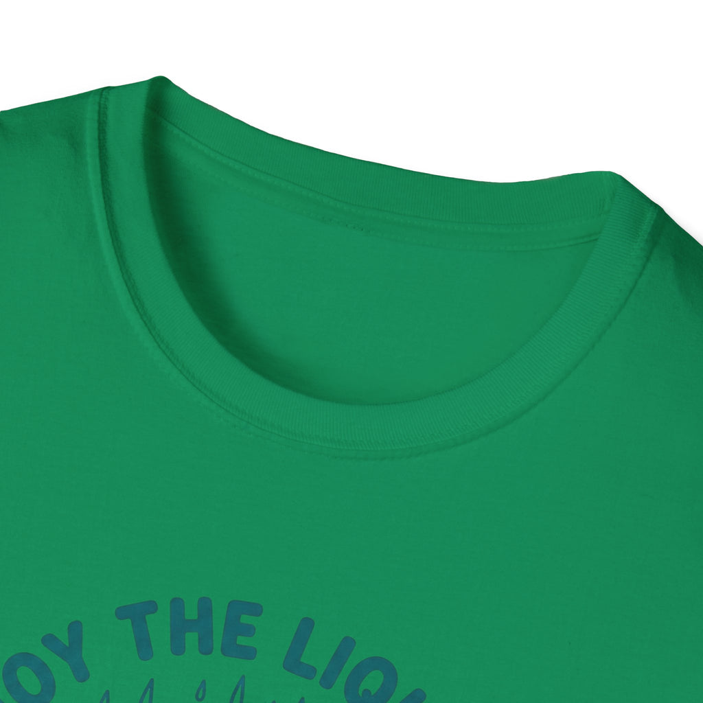 PNW Enjoy the Liquid Sunshine Bigfoot T-Shirt | Rain Umbrella Illustration