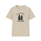 Social Distancing Since 1958 T-Shirt | Bigfoot Sasquatch Graphic