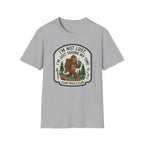 I'm Not Lost I'm Just Taking My Time Sasquatch T-Shirt | Slow Trails Club, Hiking Graphic