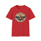 Find Me by the Fire T-Shirt | Campfire Mountains Camping Tee