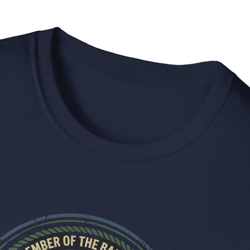 Retro Fishing Camp badge T-Shirt | Lake Sunset Outdoor Graphic