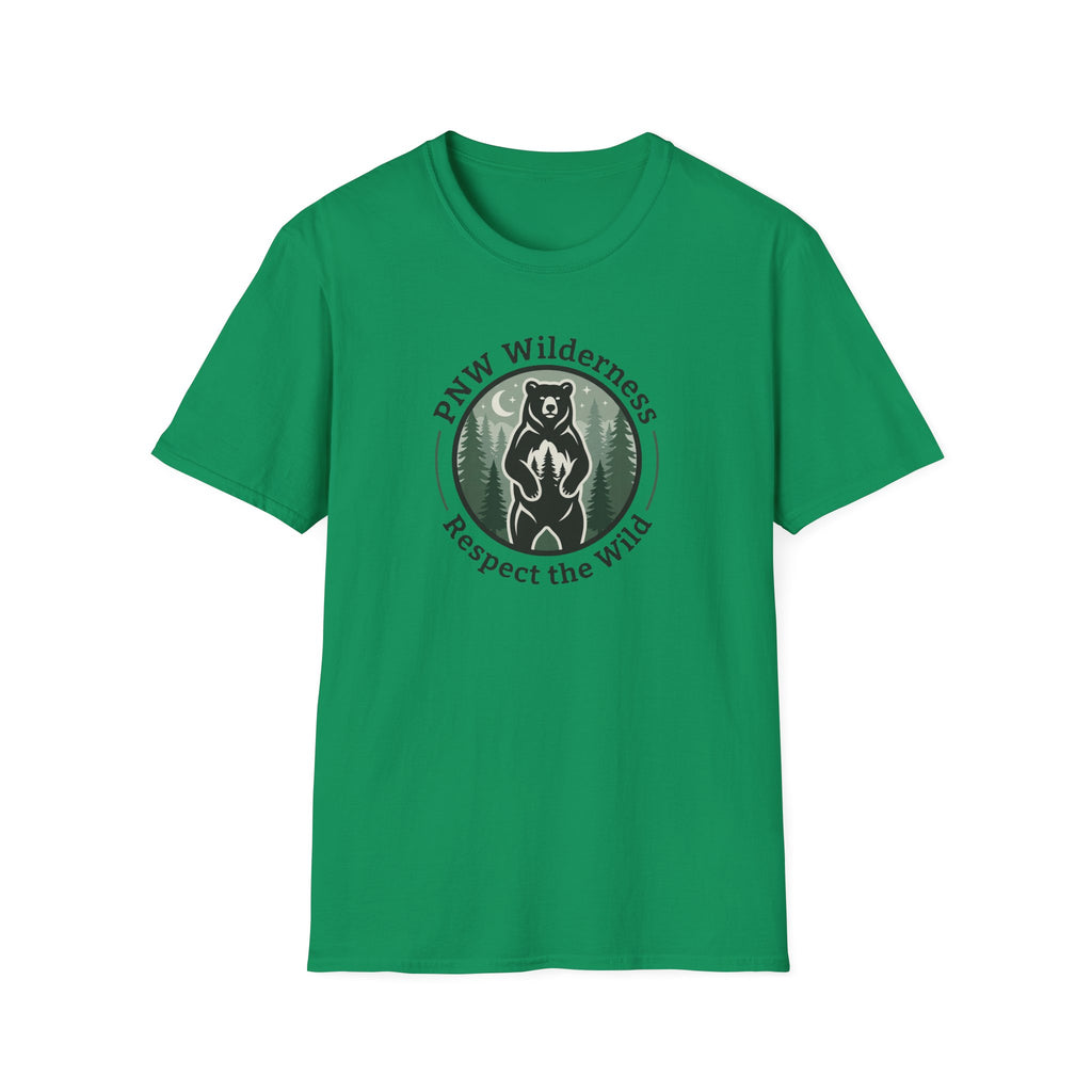 PNW Wilderness Bear Emblem T-Shirt | Respect the Wild