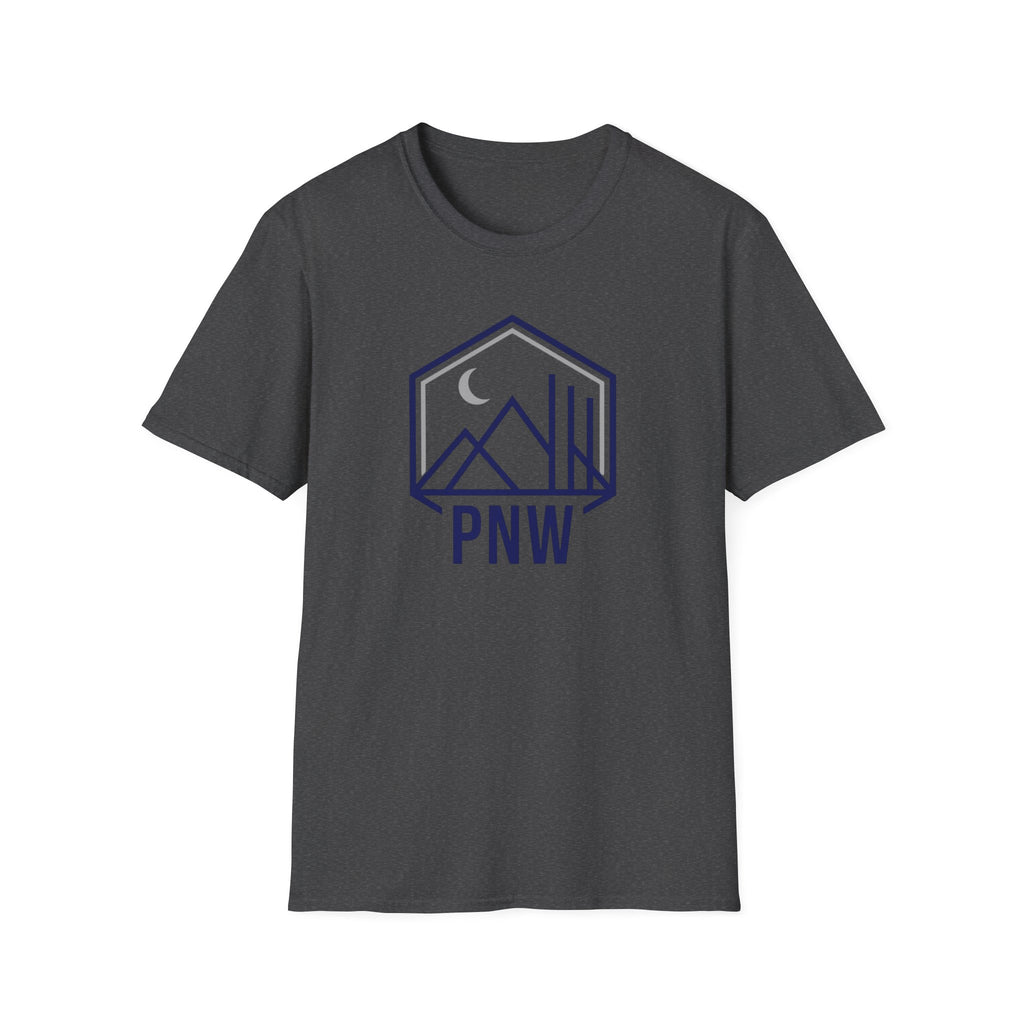 PNW Mountains Tee | Pacific Northwest camping badge