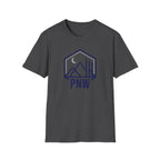 PNW Mountains Tee | Pacific Northwest camping badge