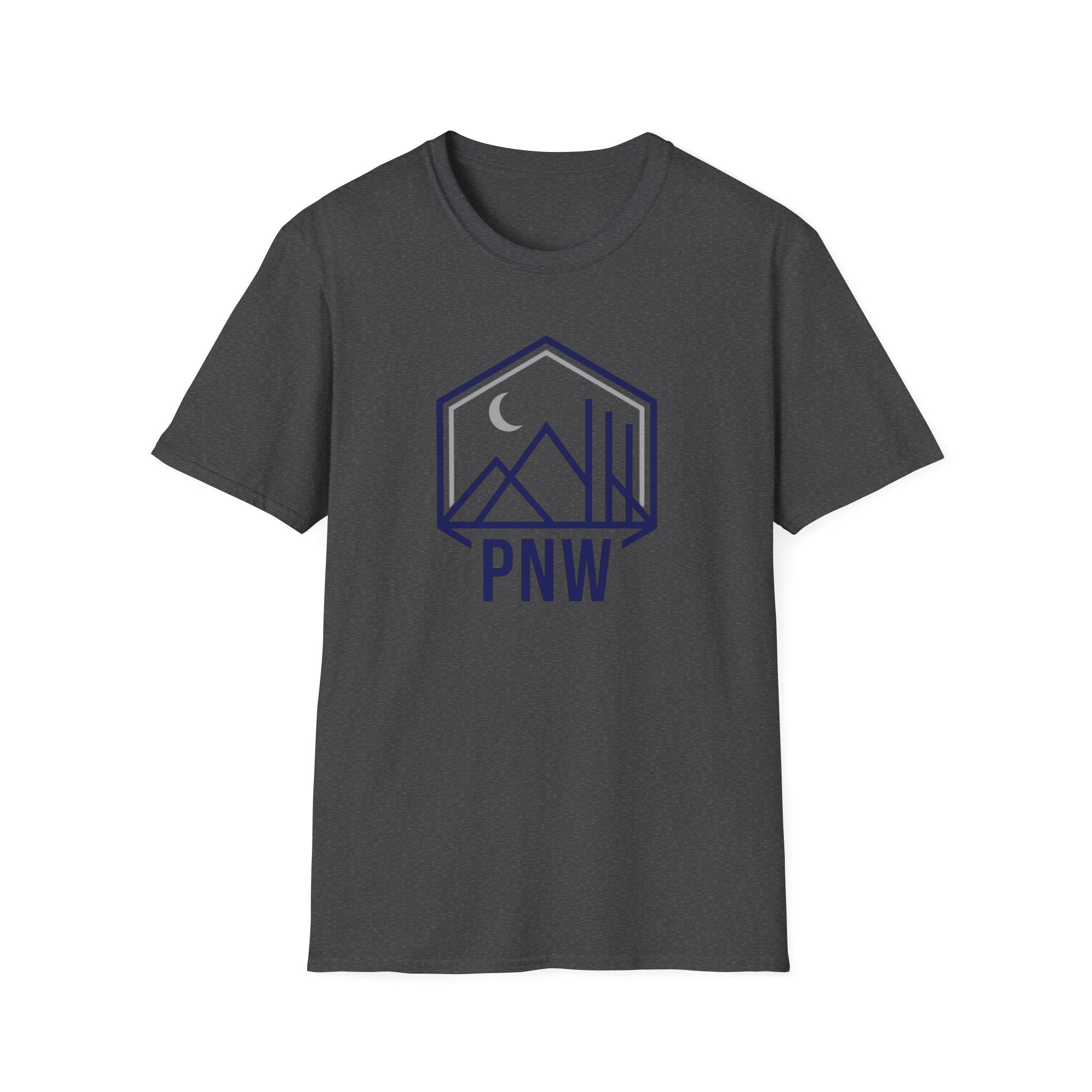 PNW Mountains Tee | Pacific Northwest camping badge