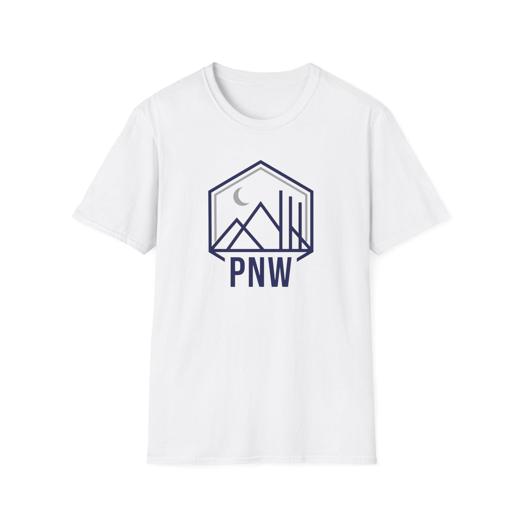 PNW Mountains Tee | Pacific Northwest camping badge