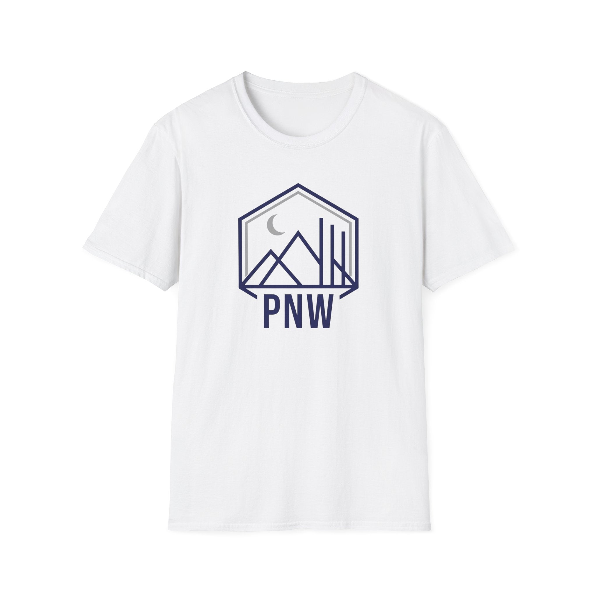 PNW Mountains Tee | Pacific Northwest camping badge