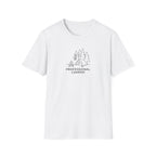 Professional Camper T-Shirt | Minimal Line Art Camping Design