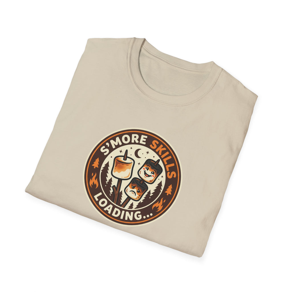 S'more Skills Loading T-Shirt | Camping Marshmallow Graphic Tee