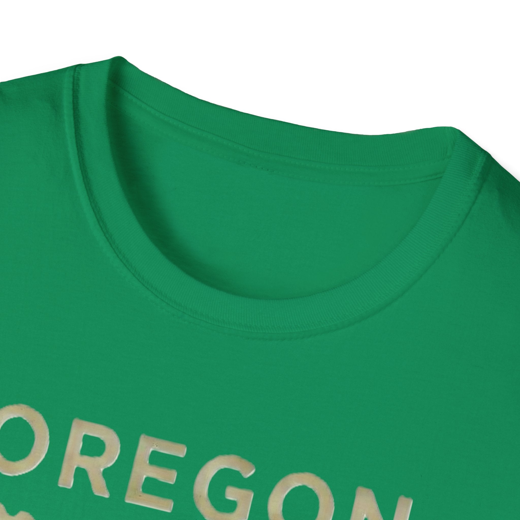 Oregon waterfall state map T-Shirt | River, Pines, Nature