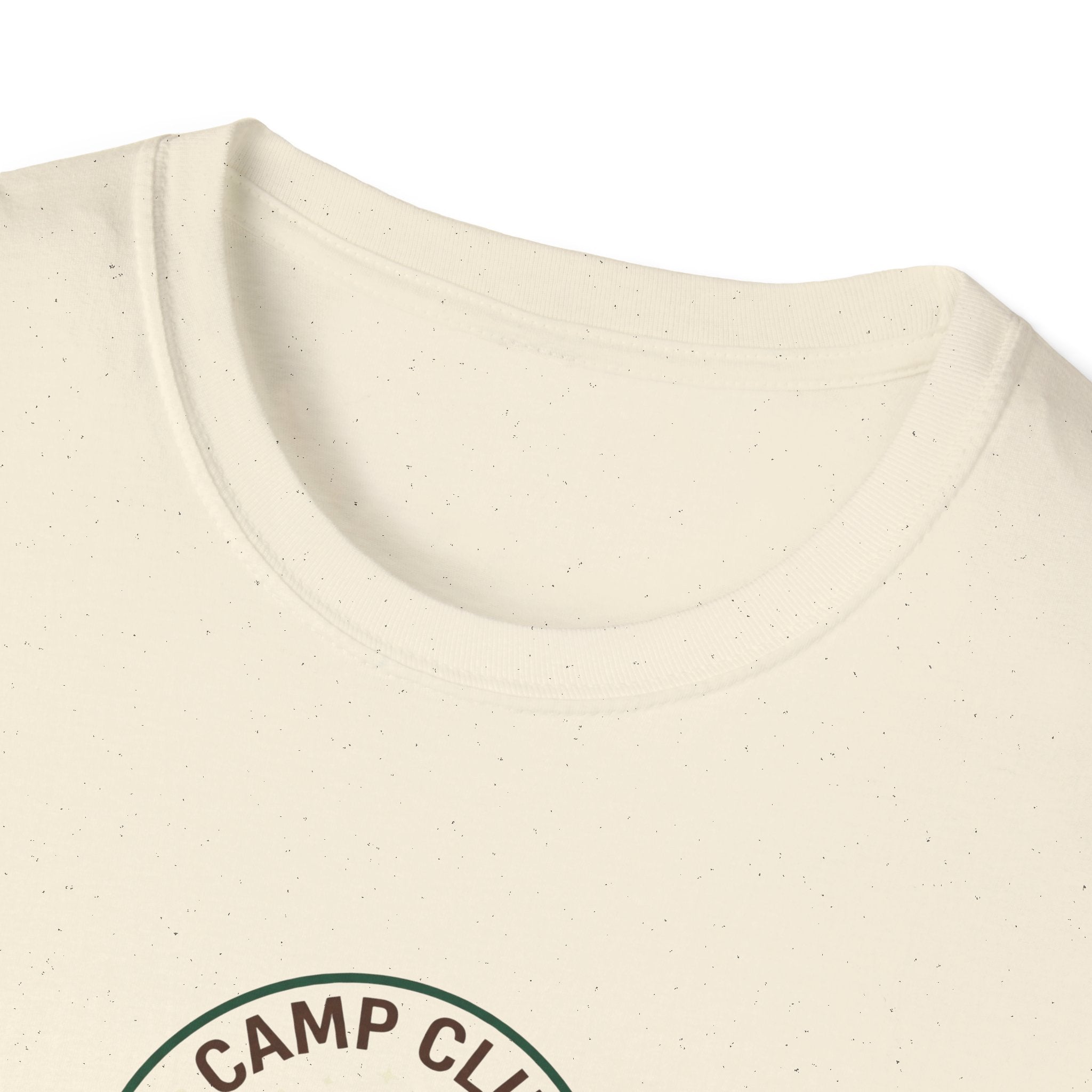 Camp Club We Tried T-Shirt | Camping Badge, Mountains & Pine Trees