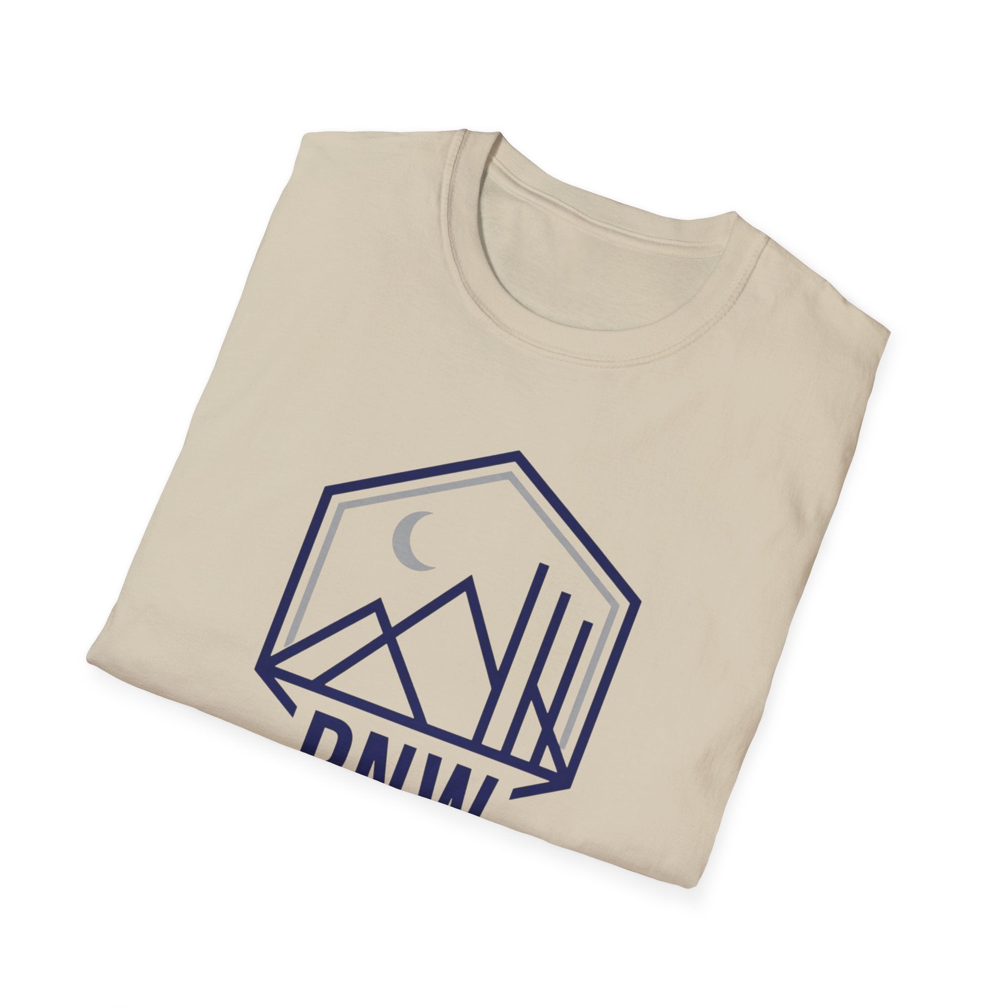 PNW Mountains Tee | Pacific Northwest camping badge