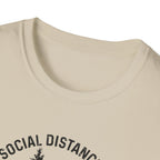 Social Distancing Since 1958 T-Shirt | Bigfoot Sasquatch Graphic
