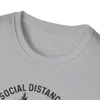 Social Distancing Since 1958 T-Shirt | Bigfoot Sasquatch Graphic