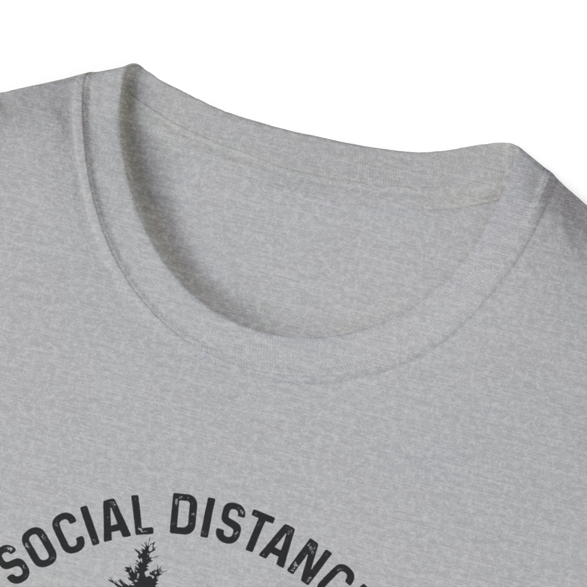 Social Distancing Since 1958 T-Shirt | Bigfoot Sasquatch Graphic
