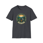 Camping Coffee Bear Chaos Unit T-Shirt | Campfire Woods Graphic
