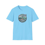 Oregon Coast Lighthouse Waves T-Shirt | Coastal Sunset Badge