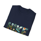 Hike nature typography T-Shirt | Outdoor hiking mountains forest design