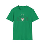 Coffee Cup in Pines T-Shirt | mountain camp mug, minimalist outdoors design