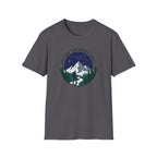 Follow The Quiet Trail Hiking T Shirt | Mountain Night Sky