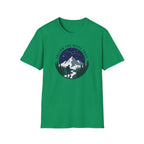 Follow The Quiet Trail Hiking T Shirt | Mountain Night Sky