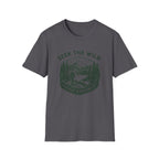 Seek the Wild hiker mountain graphic T-Shirt | Pacific Northwest outdoor design